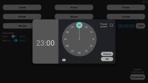 Sleep TV Timer - установка таймера
